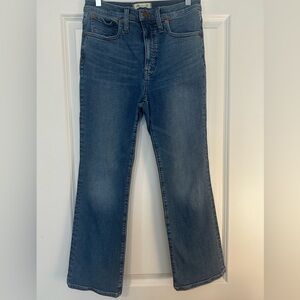 Madewell Cali Demi Boot Ankle jeans size 27